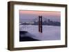 Golden Gate Bridge, Fog, San Francisco, California-Marco Isler-Framed Photographic Print