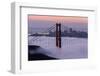 Golden Gate Bridge, Fog, San Francisco, California-Marco Isler-Framed Photographic Print