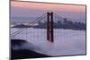 Golden Gate Bridge, Fog, San Francisco, California-Marco Isler-Mounted Photographic Print