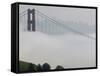 Golden Gate Bridge Fog-Paul Sakuma-Framed Stretched Canvas