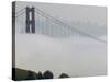 Golden Gate Bridge Fog-Paul Sakuma-Stretched Canvas