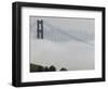 Golden Gate Bridge Fog-Paul Sakuma-Framed Photographic Print