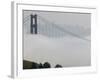 Golden Gate Bridge Fog-Paul Sakuma-Framed Photographic Print