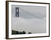 Golden Gate Bridge Fog-Paul Sakuma-Framed Photographic Print