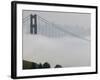 Golden Gate Bridge Fog-Paul Sakuma-Framed Photographic Print