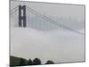 Golden Gate Bridge Fog-Paul Sakuma-Mounted Photographic Print