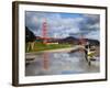 Golden Gate Bridge, Fort Point, National Recreation Area, San Francisco, California, Usa-Walter Bibikow-Framed Photographic Print