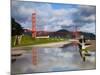 Golden Gate Bridge, Fort Point, National Recreation Area, San Francisco, California, Usa-Walter Bibikow-Mounted Photographic Print