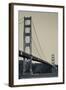 Golden Gate Bridge from Fort Point at Dawn, Golden Gate National Recreation Area-null-Framed Photographic Print