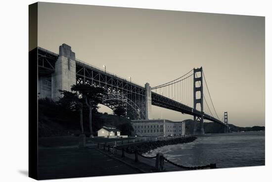 Golden Gate Bridge from Fort Point at Dawn, Golden Gate National Recreation Area-null-Stretched Canvas