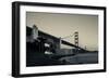 Golden Gate Bridge from Fort Point at Dawn, Golden Gate National Recreation Area-null-Framed Photographic Print