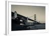 Golden Gate Bridge from Fort Point at Dawn, Golden Gate National Recreation Area-null-Framed Photographic Print