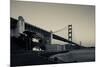 Golden Gate Bridge from Fort Point at Dawn, Golden Gate National Recreation Area-null-Mounted Photographic Print