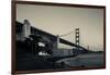 Golden Gate Bridge from Fort Point at Dawn, Golden Gate National Recreation Area-null-Framed Photographic Print
