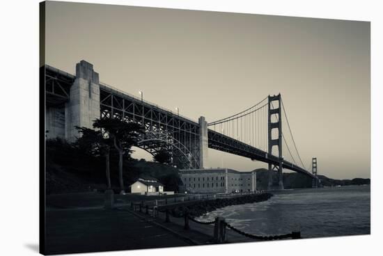 Golden Gate Bridge from Fort Point at Dawn, Golden Gate National Recreation Area-null-Stretched Canvas