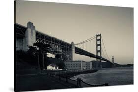 Golden Gate Bridge from Fort Point at Dawn, Golden Gate National Recreation Area-null-Stretched Canvas