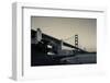 Golden Gate Bridge from Fort Point at Dawn, Golden Gate National Recreation Area-null-Framed Photographic Print