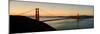 Golden Gate Bridge From The Headlands-Steve Gadomski-Mounted Photographic Print