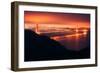 Golden Gate Bridge Glow, Early Morning Hours San Francisco-Vincent James-Framed Photographic Print