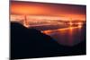 Golden Gate Bridge Glow, Early Morning Hours San Francisco-Vincent James-Mounted Photographic Print