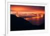 Golden Gate Bridge Glow, Early Morning Hours San Francisco-Vincent James-Framed Photographic Print