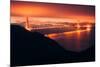 Golden Gate Bridge Glow, Early Morning Hours San Francisco-Vincent James-Mounted Photographic Print