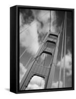 Golden Gate Bridge, Golden Gate National Recreation Area, San Francisco, California, Usa-Walter Bibikow-Framed Stretched Canvas