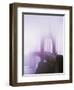 Golden Gate Bridge in fog, San Francisco, California, USA-null-Framed Photographic Print