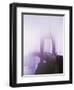 Golden Gate Bridge in fog, San Francisco, California, USA-null-Framed Photographic Print