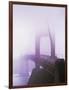 Golden Gate Bridge in fog, San Francisco, California, USA-null-Framed Photographic Print