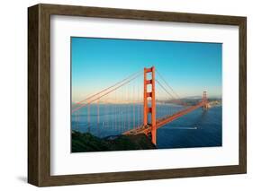 Golden Gate Bridge in San Francisco as the Famous Landmark.-Songquan Deng-Framed Photographic Print