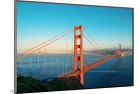 Golden Gate Bridge in San Francisco as the Famous Landmark.-Songquan Deng-Mounted Photographic Print