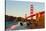 Golden Gate Bridge in San Francisco at Sunset-Andy777-Stretched Canvas