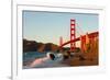 Golden Gate Bridge in San Francisco at Sunset-Andy777-Framed Photographic Print