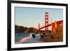 Golden Gate Bridge in San Francisco at Sunset-Andy777-Framed Photographic Print