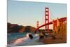 Golden Gate Bridge in San Francisco at Sunset-Andy777-Mounted Photographic Print