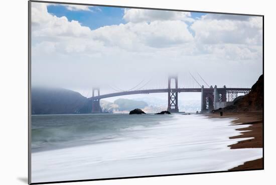 Golden Gate Bridge in San Francisco-Gary718-Mounted Premium Giclee Print