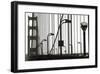 Golden Gate Bridge in Silhouette-Christian Peacock-Framed Giclee Print