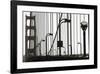 Golden Gate Bridge in Silhouette-Christian Peacock-Framed Giclee Print