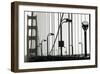 Golden Gate Bridge in Silhouette-Christian Peacock-Framed Art Print