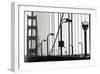 Golden Gate Bridge in Silhouette-Christian Peacock-Framed Art Print