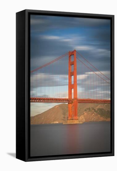 Golden Gate Bridge in sunrise-Belinda Shi-Framed Stretched Canvas