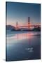 Golden Gate Bridge in sunset-Belinda Shi-Stretched Canvas