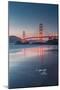 Golden Gate Bridge in sunset-Belinda Shi-Mounted Photographic Print