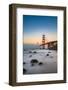 Golden Gate Bridge in sunset-Belinda Shi-Framed Photographic Print