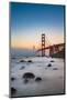 Golden Gate Bridge in sunset-Belinda Shi-Mounted Photographic Print