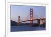 Golden Gate Bridge, in the Evening, California, San Francisco-Marco Isler-Framed Photographic Print