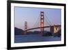 Golden Gate Bridge, in the Evening, California, San Francisco-Marco Isler-Framed Photographic Print