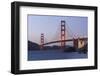 Golden Gate Bridge, in the Evening, California, San Francisco-Marco Isler-Framed Photographic Print