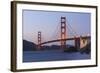 Golden Gate Bridge, in the Evening, California, San Francisco-Marco Isler-Framed Photographic Print